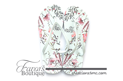 creaciones mc sandalias personalizadas xv anos mariposas y flores - Sandalias Personalizadas